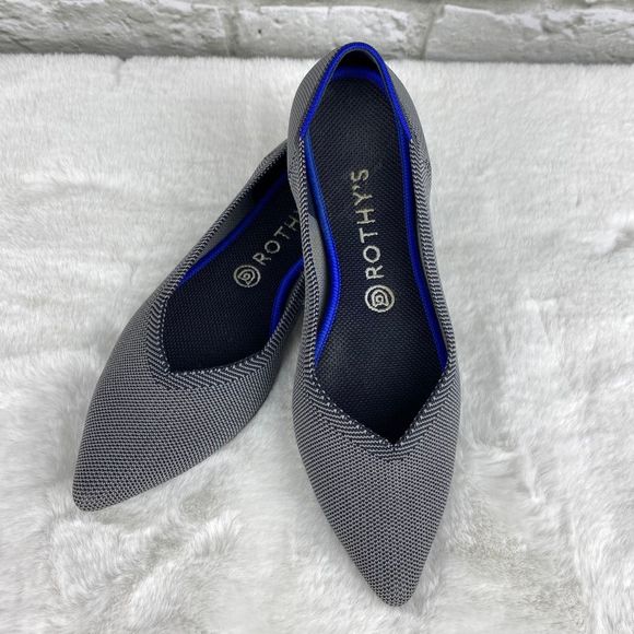 Rothy's Shoes - Rothy's The Point Cloud Grey Birdseye